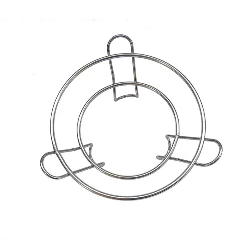 IDEAL PRIME Heavy Gauge Stainless Steel trivets 6 Pieces Steel Cooker Steamer Hotpot Stand Casserole Stand Utensil Holder Table Ring Kitchen Tool Tableware Pack of 6 - Image 4