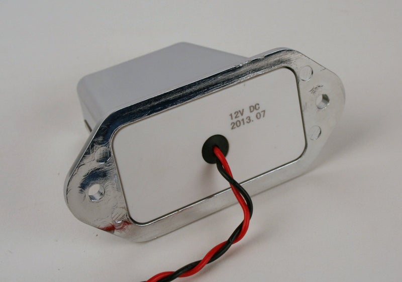 Pilotlights.net Truck RV ATV Snowmobile Trailer LED License Plate Light - Chrome Finish - Image 4