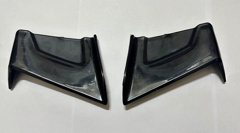 AUTO MT Black, Universal Wing Aerodynamic Winglet Kit Dynamic Spoiler for Suzuki Kawasaki Yamaha R15 V3/V4, KTM RC 390 RC 200 RC 125 Aerodynamic Winglet Kit Dynamic Spoiler Highly Durable ABS Plastic - Image 3