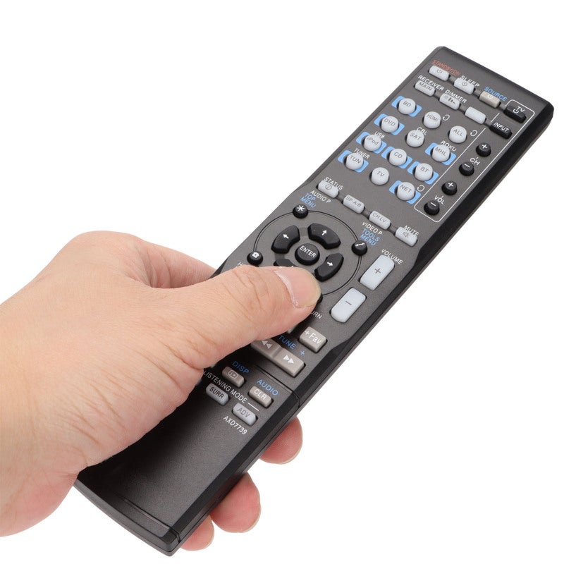 جهاز تحكم عن بُعد لجهاز Pioneer VSX-830-K بديل مصنوع من مادة ABS - تصميم مريح وسهل الاستخدام للتحكم في أجهزة الصوت والفيديو لأجهزة الاستقبال VSX-45 و VSX-830 و VSX-90 - Image 5