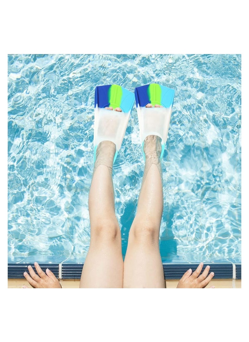 Generic - Kids Swim Fins Kids Flippers for Swimming Swim Training Fins for Snorkeling or Lap Swimming - Image 1