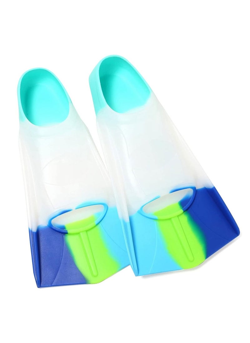 Generic - Kids Swim Fins Kids Flippers for Swimming Swim Training Fins for Snorkeling or Lap Swimming - Image 1