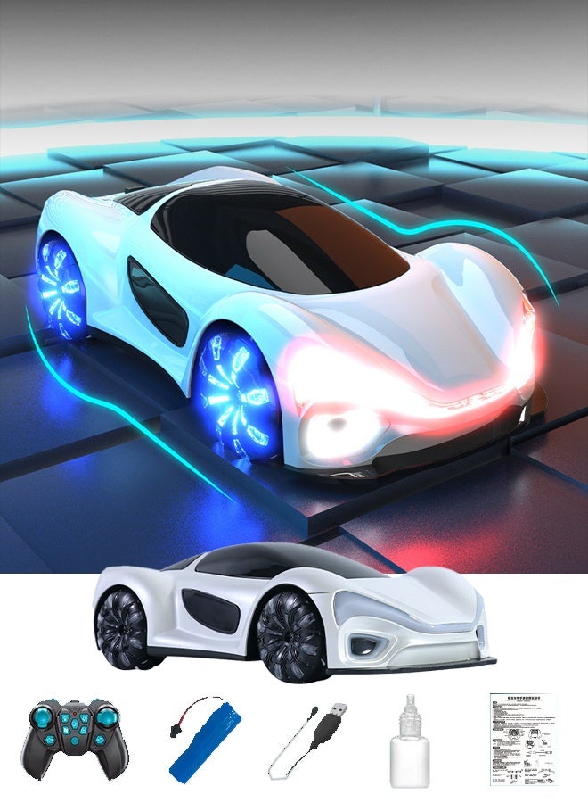 سيارة تعمل بالتحكم عن بعد بالإيماءة، سيارة تعمل بالتحكم عن بعد للانجراف مع مؤثرات ضوئية وصوتية، لعبة سيارة نموذج طيران عالية التردد 2.4 جيجاهرتز (مناسبة للأطفال)، يمكنها الدوران 360 درجة، هدية عيد الميلاد المثالية للأولاد والبنات (من 4 إلى 12 سنة) - Image 1
