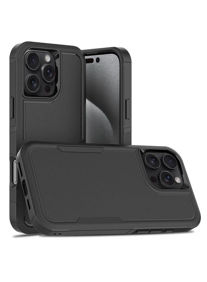 S-TOP Case For iPhone 16 Pro Max 2 in 1 PC + TPU Phone Case - Image 1