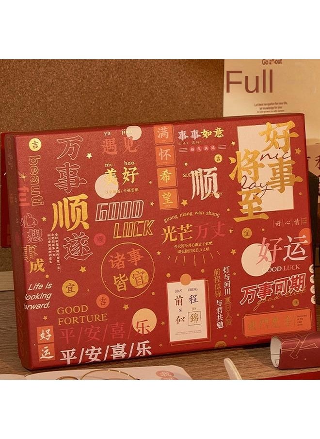 Bluejw - High-value Notebook Gift Box Suit Hand Book Full Color Page Customizable Ins Wind Hand Account Stationery Gift Bag - Image 1
