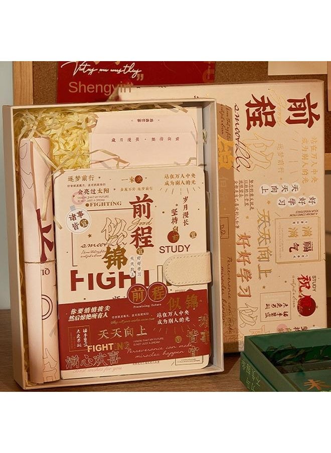 Bluejw - High-value Notebook Gift Box Suit Hand Book Full Color Page Customizable Ins Wind Hand Account Stationery Gift Bag - Image 1