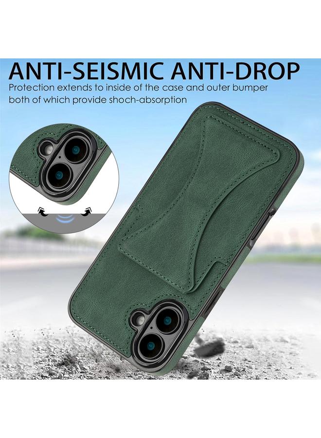 S-TOP Case For iPhone 16 Ultra-thin Shockproof Phone Protective Case with Holder - Image 4