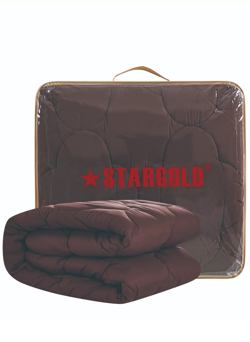 Stargold Microfiber Solid Comforter 4 Pieces Set Fitted Sheet, Pillow Sham Comforter 170X230 CM  - Image 3