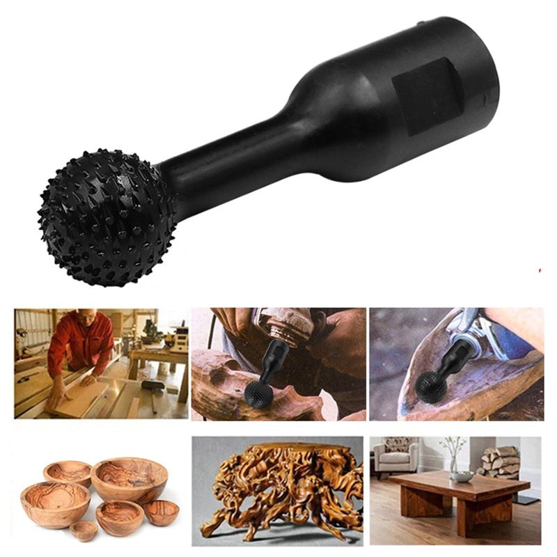 ATORSE ™ Sphere Rotary Burr Carving File Bit Carving Tools For Wood Grinding 20Mm - Image 3