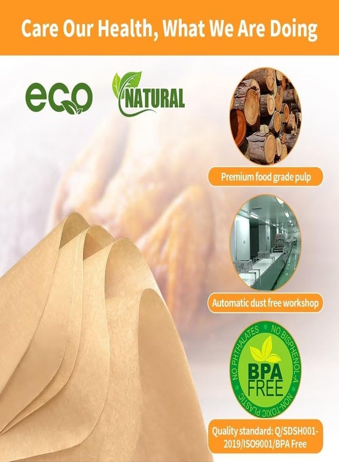 DNSSY air fryer liners for ninja dual: 8.6x 5.5'' Air fryer disposable paper liner parchment paper - Image 4