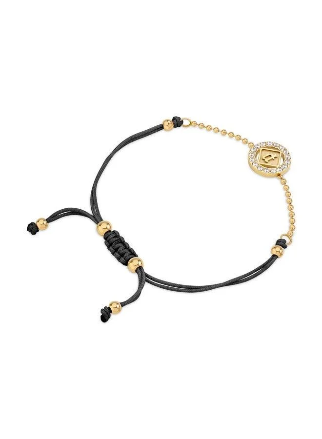 POLICE Luck Gold Plated Ladies Bracelet With Crystals 170+35MMPEJLB0003602