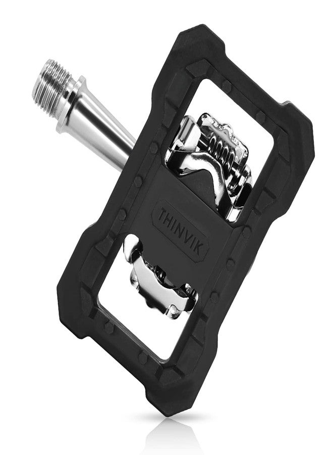 Thinvik Clipless Pedal Adapter for Shimano SPD Pedal - Clip Pedal Convert to Universal Platform Pedal - (Only Work on MTB Bike Pedal - Image 1