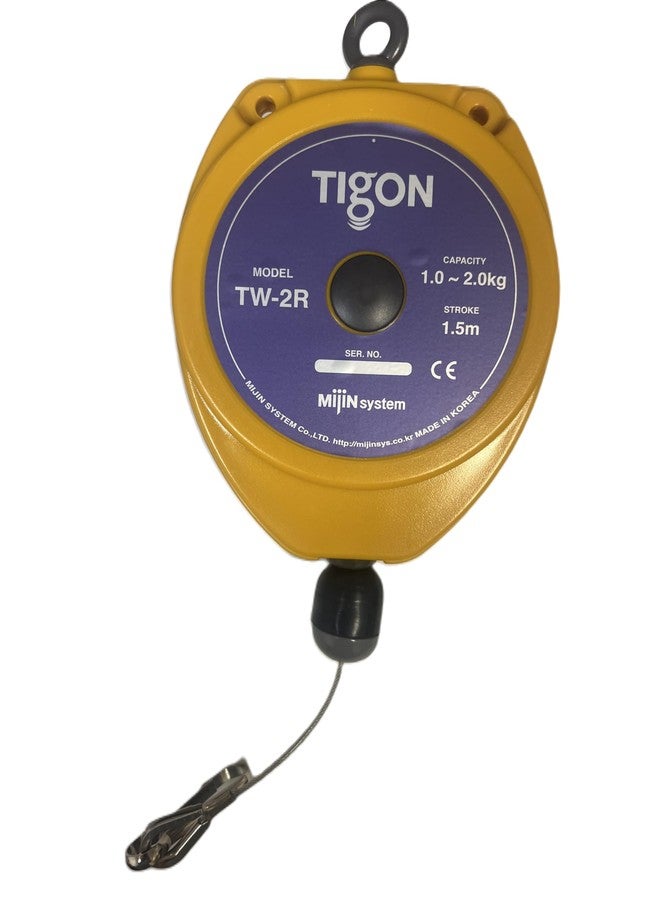 Mijin Tigon TW-2R Retractor, Spring/Tool Balancer, (Load Capacity: 1-2 kg/2.2-4.4 lbs) Adjustable cable stopper - Image 1