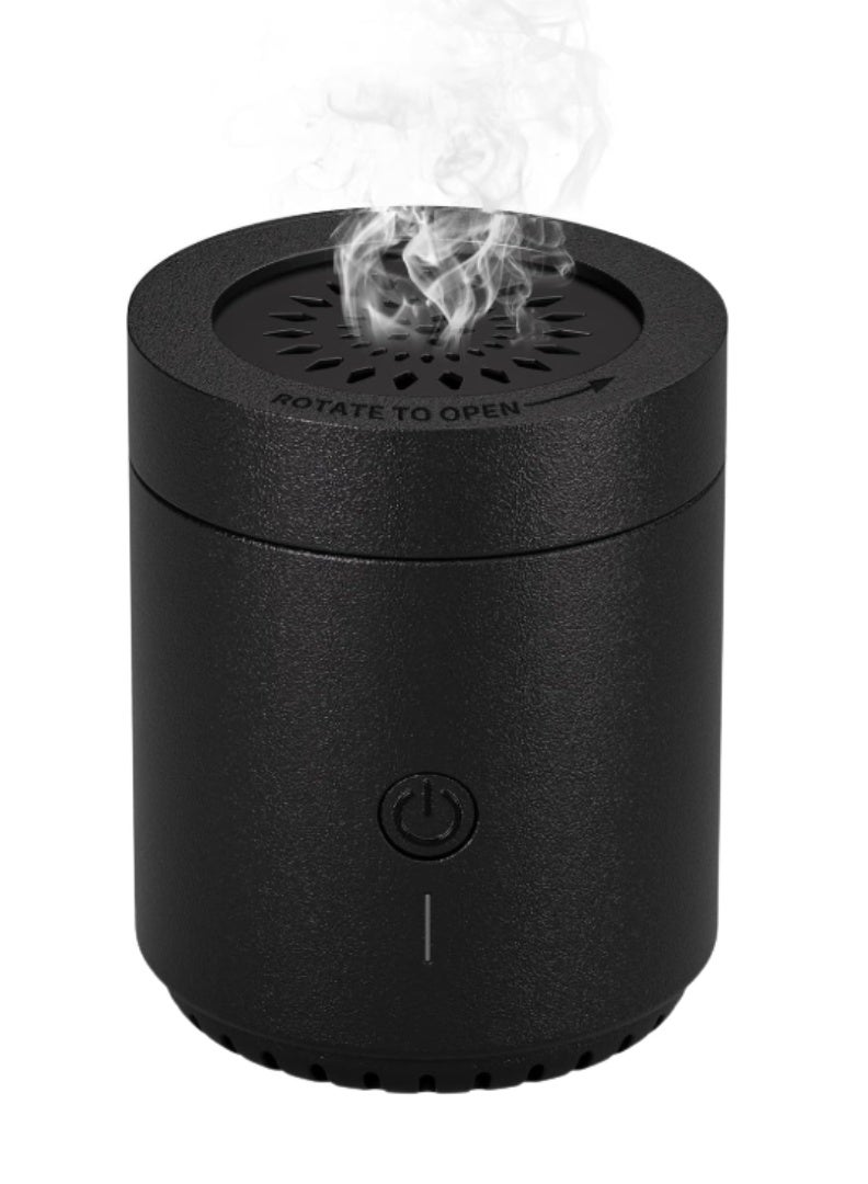 إي دوتس بك-108 قابلة للشحن أوسب الكهربائية بخور الموقد و ناشر رائحة - المحمولة دخاني عديمة اللهب الإلكترونية مبخرة مع بطارية 2000 مللي أمبير ، التدفئة السريعة ، تصميم مضغوط للمنزل ، مكتب ، سيارة والسفر - Image 5