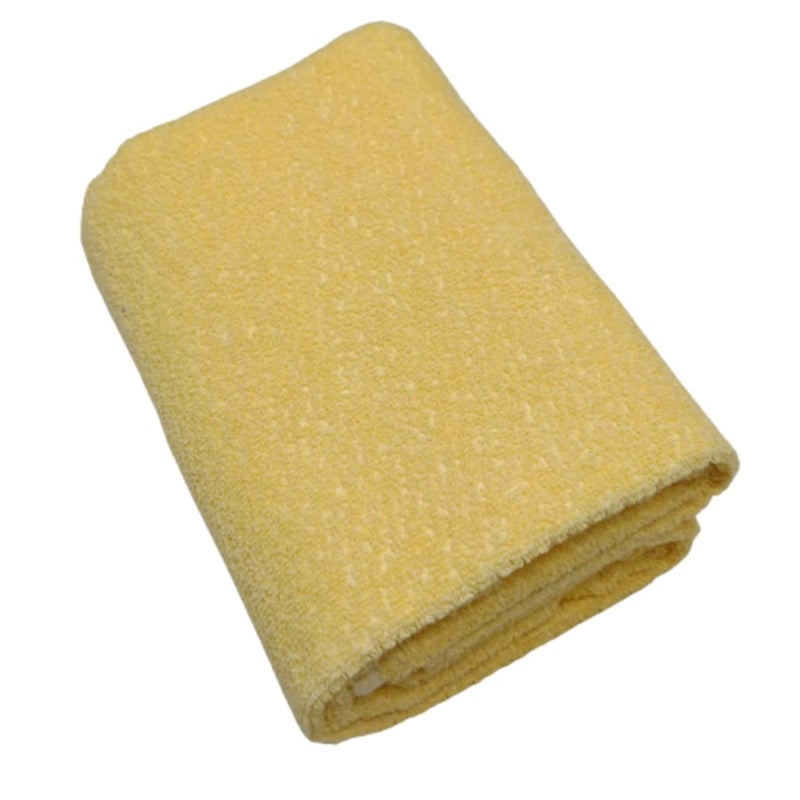 TRUEVELLI 100% Cotton Soft Bath Towel 450. GSM Standard Size 60x30 Inch (Pack of 1 Piece) Lemon Yellow - Image 3