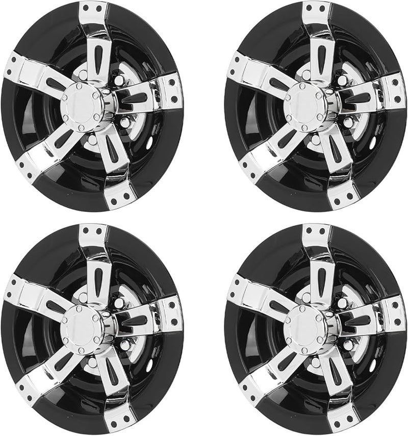 4Pcs 10 Inch ABS Hub Caps Universal Protective Stylish Replacement for EZ GO Golf Cart - Image 3