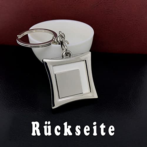Linble Photo Frame Keychain Set - 3PCs Stainless Steel Blank Picture Frame Key chains and keyring, Personalized DIY Souvenir Gift - Image 5