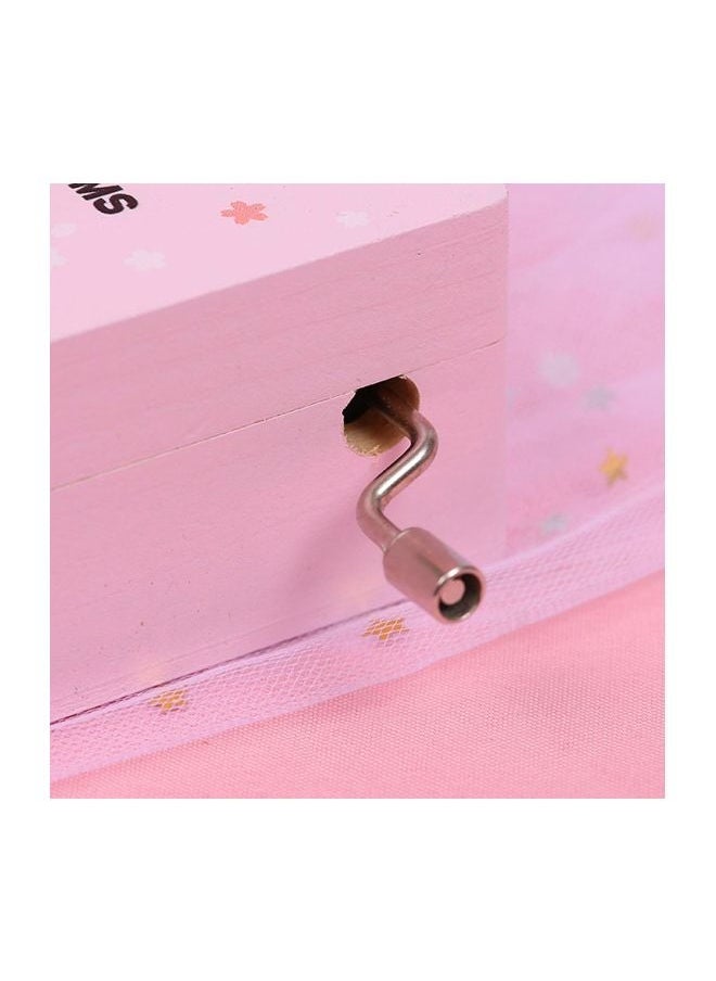 NIBEMINENT - Wooden Unicorn Cranked Music Box - Image 1
