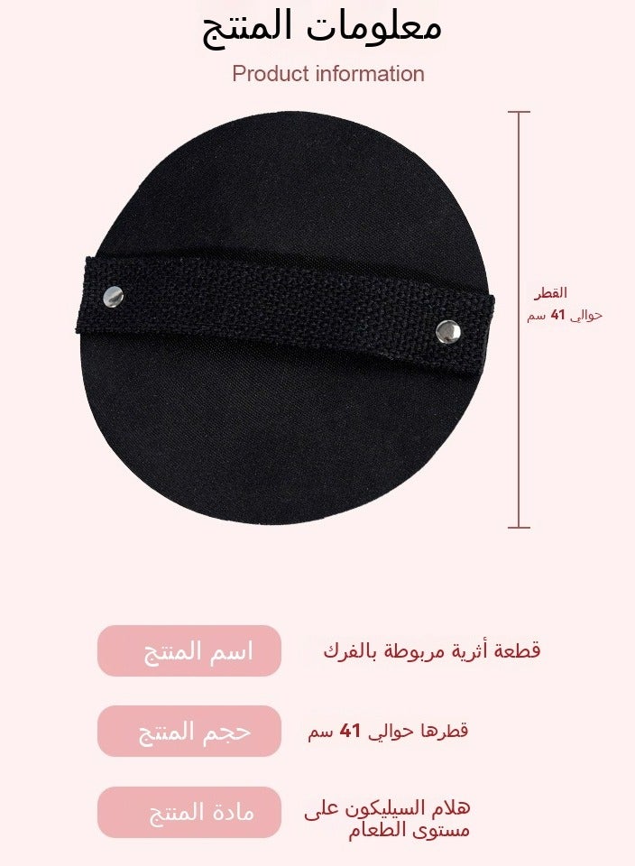 GROWSTEADY الرجال سيليكون حمام فرك الطين فرك فرشاة الجسم - Image 2