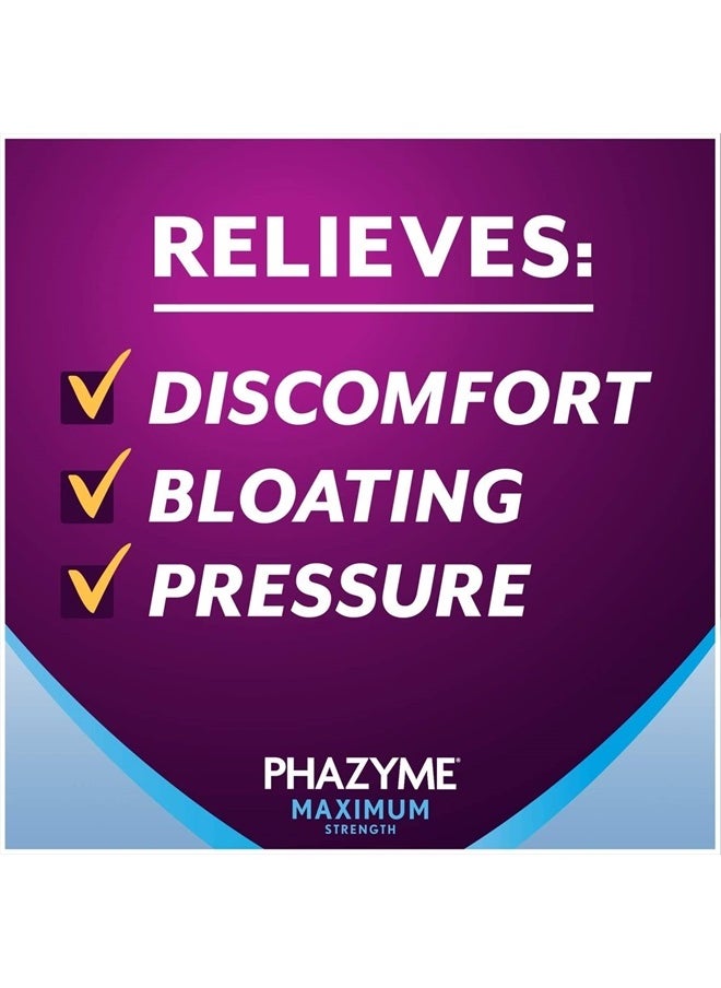 Phazyme Maximum Strength Gas and Bloating Relief, 250 mg Simethicone, 36 Fast Gels(Pack of 1)  - Image 4