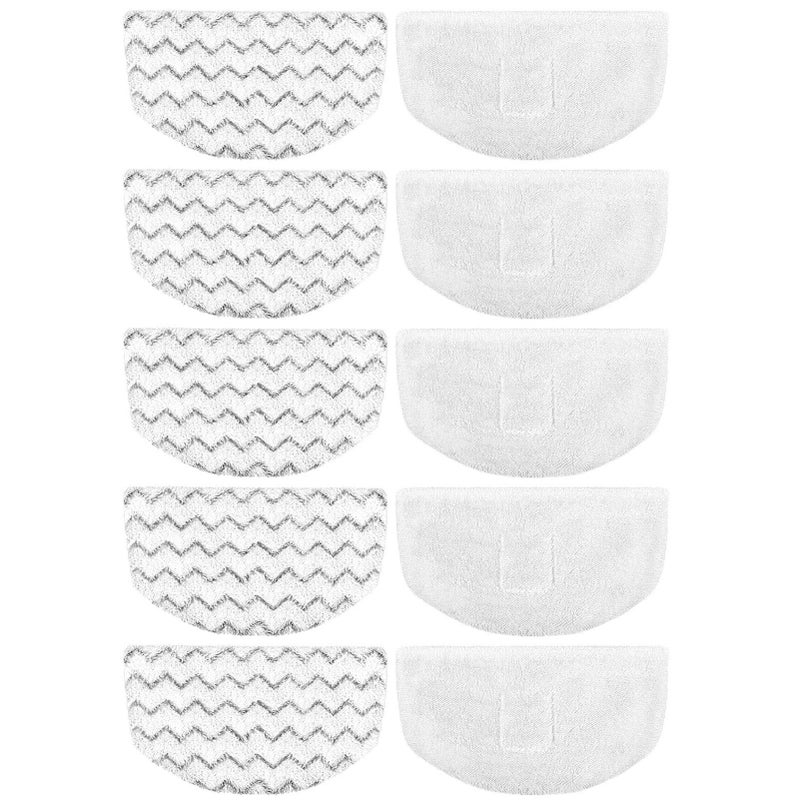 Extolife 10 Pack Steam Mop Replacement Pads for Bissell Powerfresh Steam Mop 1940 1806 1544 2075 2685A 2181 2814 Series Model 19402 19404 19408 19409 1940A 1940F 1940Q 1940T 1940W B0006 B0017 2075A