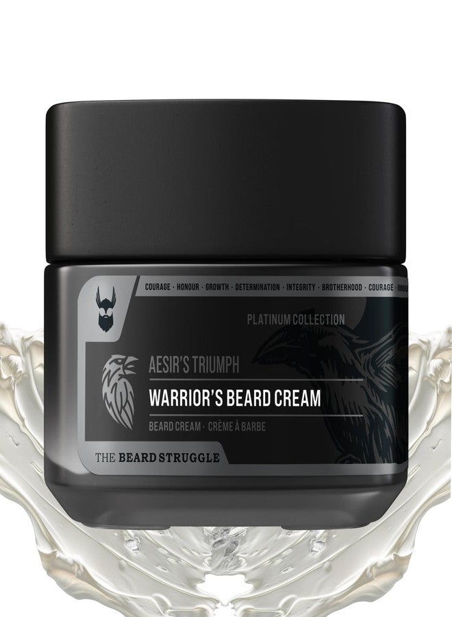 ذا بيرد سترجل كريم اللحية للرجال من بيرد سترغل - مُنعم ومرطب لتخفيف حكة اللحية - يحافظ على ترطيب وانتعاش لحيتك - مجموعة بلاتينيوم، آيسيرز تريومف - 50 غرام - Image 1