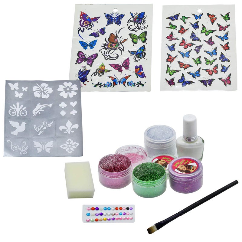 Ekta Glitter Body Tattoos 100 Tattoos - Image 2