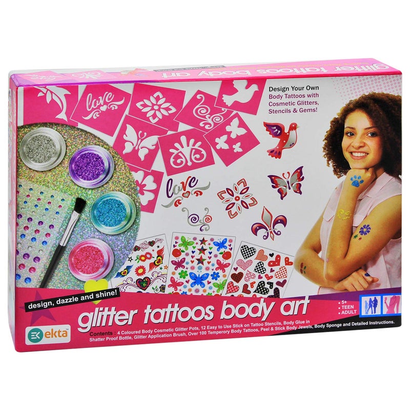 Ekta Glitter Body Tattoos 100 Tattoos - Image 3