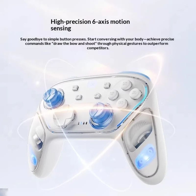 Aolion N20 Wireless Bluetooth Gamepad, RGB Backlight, for Nintendo Switch, Pink - Image 2