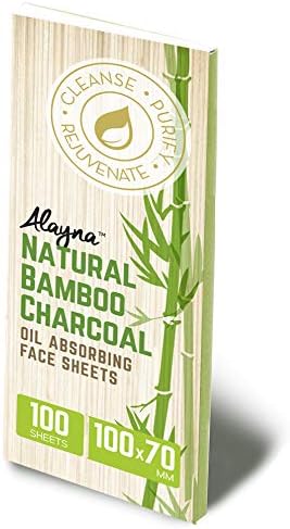 Oil Blotting Sheets for Face Natural Bamboo Charcoal Blotting Paper for Oily Skin Oil Absorbing Tissues Beauty Blotters Remove Excess Shine Organic Blot Papers For Facial Make Up  Skin Care 1 Pack
