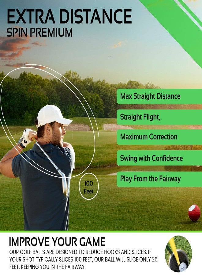 Polara Ultimate Straight Self Correcting 2 Piece Golf Balls (1 Dozen) - Image 5