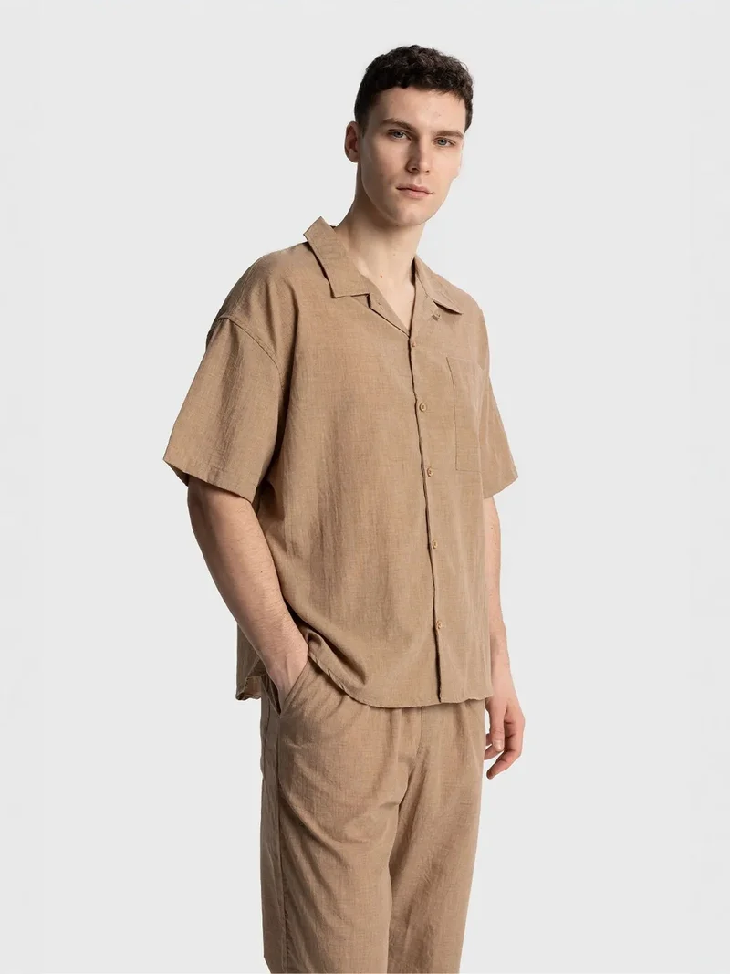 جيستو GIESTO Men's Relaxed Fit Short Sleeve Shirt