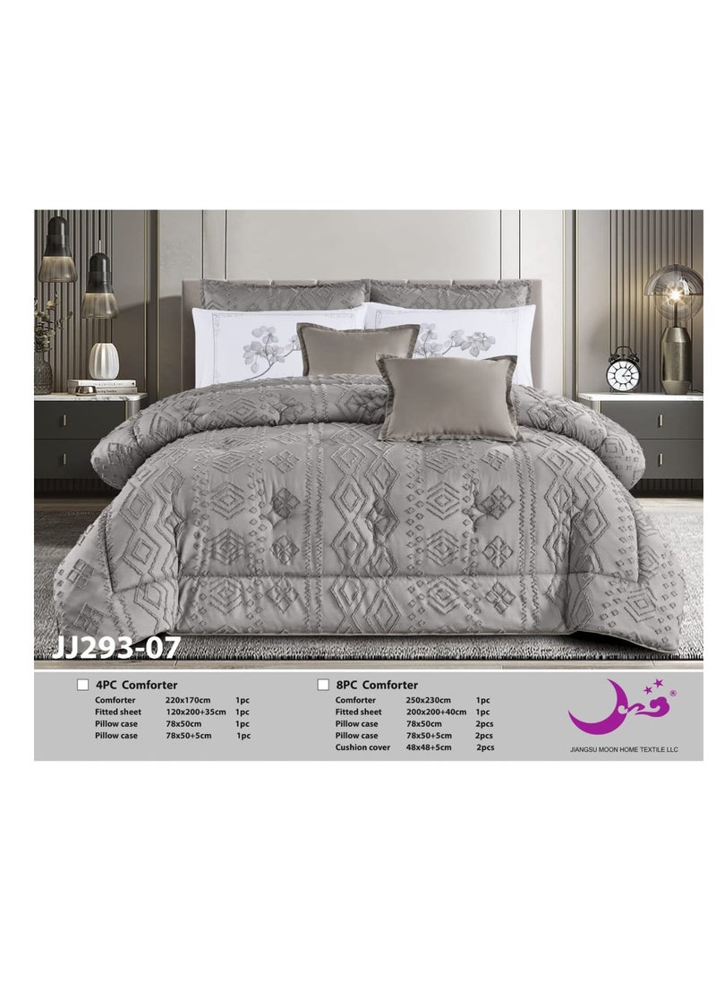 Moon Double quilt set, summer mattress, 6 pieces, medium fixed filling, size 230 x 250  - Image 1