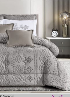 Moon Double quilt set, summer mattress, 6 pieces, medium fixed filling, size 230 x 250  - Image 3