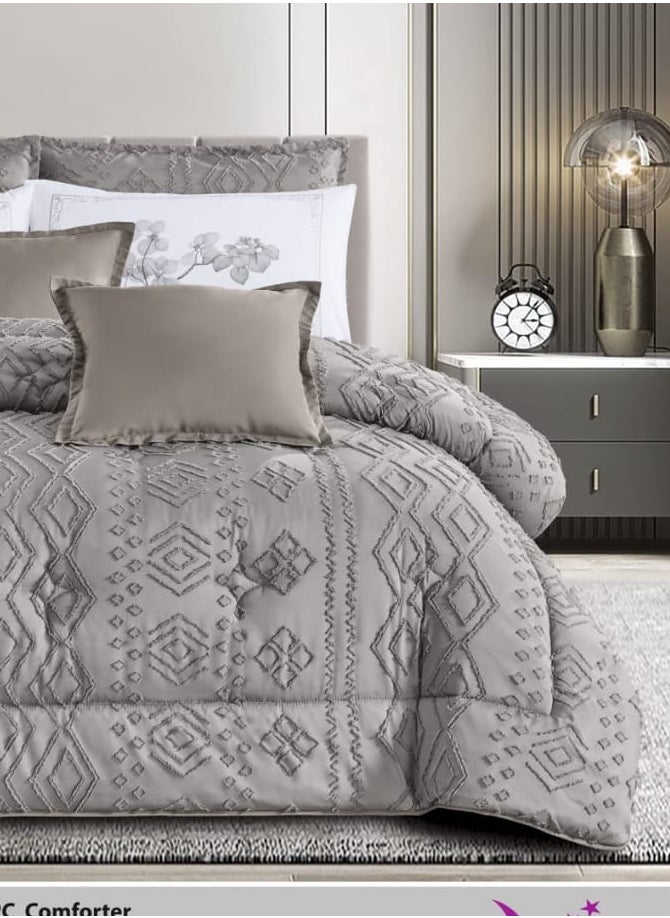 Moon Double quilt set, summer mattress, 6 pieces, medium fixed filling, size 230 x 250  - Image 3