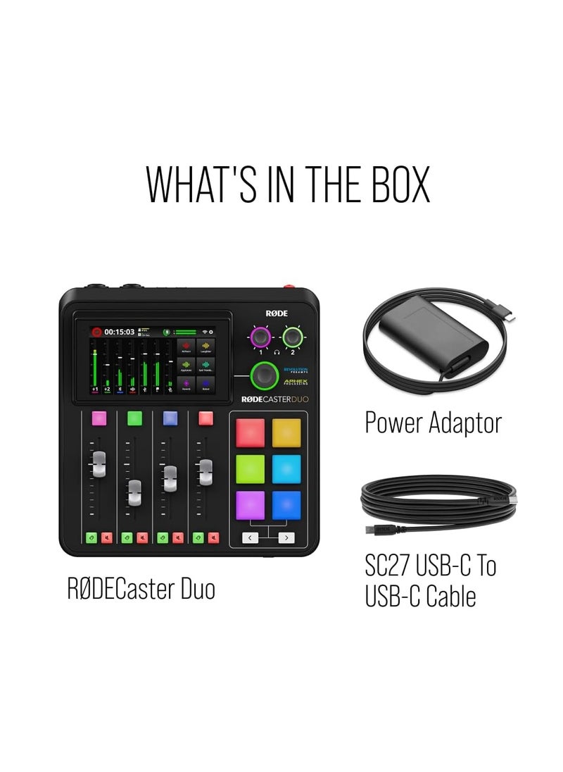 RODE Rode Rodecaster Duo Streaming Mixer, Black, Rc Duo  - Image 4