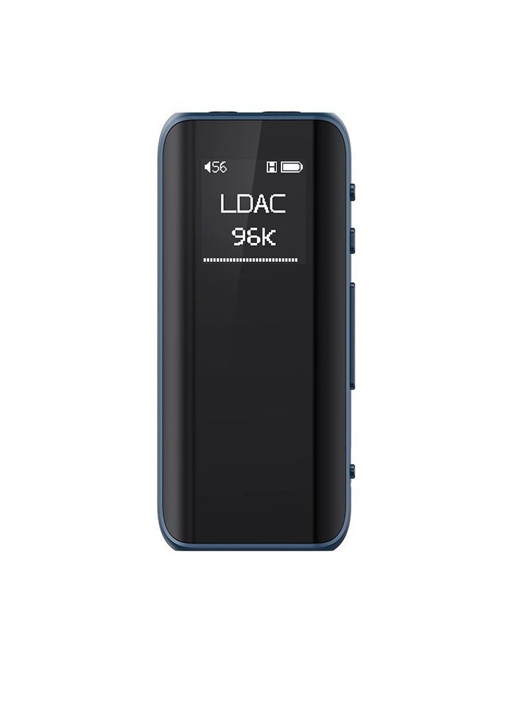 FiiO - BTR15 Headphone Amps Bluetooth 5.1 Receiver High Resolution 384K/32Bit Native DSD256 USB DAC Supports LDAC/aptX HD/MQA For Smartphones/PC/Car/Home Audio Titanium - Image 1