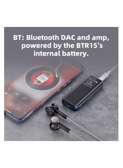 BTR15 Headphone Amps Bluetooth 5.1 Receiver High Resolution 384K/32Bit Native DSD256 USB DAC Supports LDAC/aptX HD/MQA For Smartphones/PC/Car/Home Audio Titanium - pzsku/ZD9A094DE9BBBF4F4B132Z/45/_/1708951589/35a45f13-f046-4011-bdb0-811e89760cfd