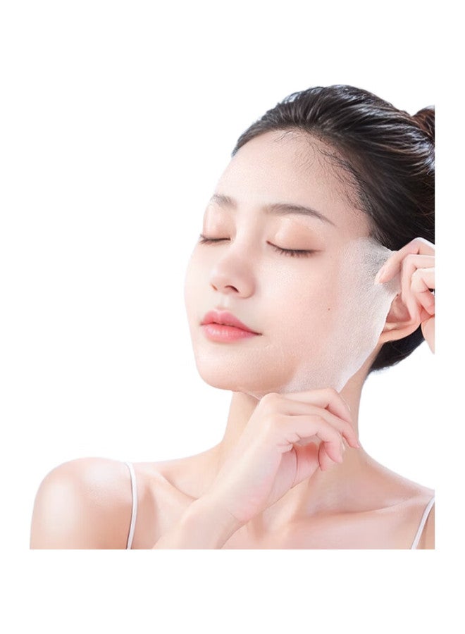 Uplus C Pressed Face Mask Paper, Wet C Press Face Mask Paper, Hydrotherapy Mask Paper, Tencel, 50 Individually Wrapped Pieces, Ultra-thin, Hydrating - Image 3