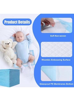 erorex Baby Disposable Changing Pad Baby Changing Mat For Leak Proof Underpad Bed Table Protector Mat  - Image 2