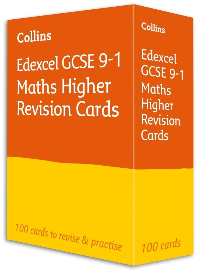 Edexcel GCSE 9-1 Maths Higher Revision Cards : Ideal for the 2026 and 2027 Exams (Collins Gcse Grade 9-1 Revision) - Image 1