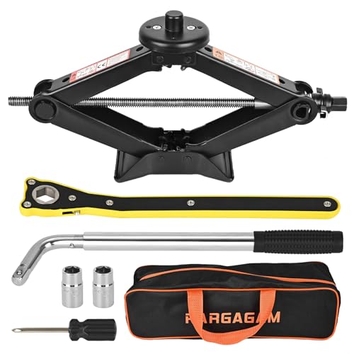 PARGAGAM Car Jack Kit for Tesla Model 3SXY 25 Ton Scissor Jack with Tesla Jack Pads Tesla Tire Repair Kit for Spare Tire Changing and Repair Tools - Image 1
