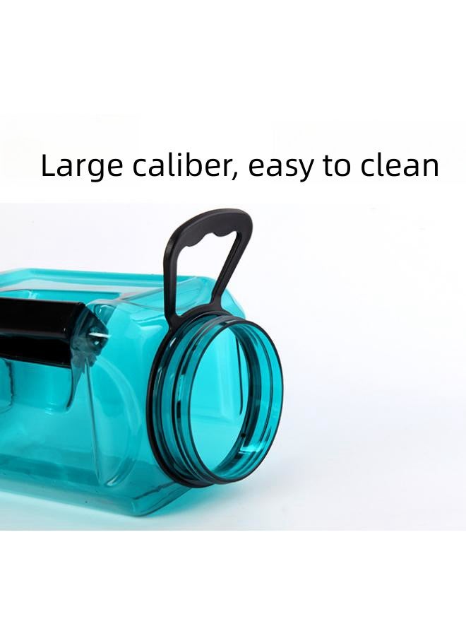 WAOKN Outdoor Fitness Cup,2.4L Large Water Bottle - Gym Water Jug,Summer Fitness Water Bucket,leak-proof,suitable for carbonated drinks，Ideal For Sports Activities Or Carrying Water On The Go (Green)  - Image 4