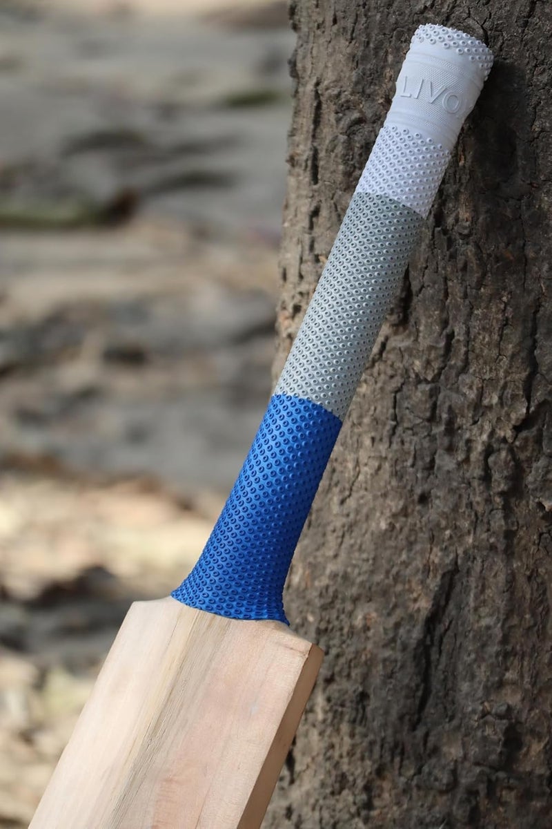 LIVOX ® Premium Cricket Bat Handle Rubber 5 Grips for Enhanced Performance With Better Shock Absorption And 1 Wooden Gripper Cone (pack of 6) (OCTOPUS TEXTURE) - Image 3