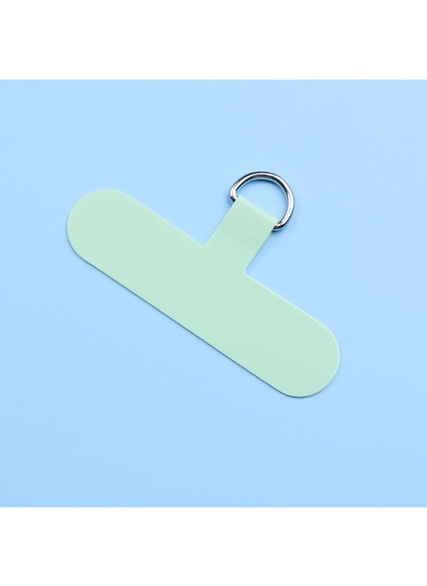 Upgraded TPU Multi-color Back Sticker Ultra-thin Anti-loss High-end Universal Mobile Phone Clip Back Sticker Lanyard Connection Card-Specifications:Light Green (ultra-thin With D Buckle)