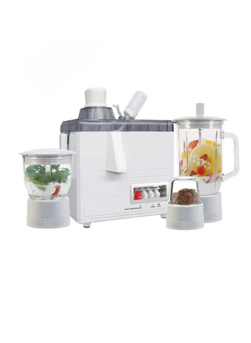 DSP Kitchen machine 400 watts (4 in 1) 1.2 liter glass cup + 0.6 liter glass cup + 0.3 liter glass cup - Image 2