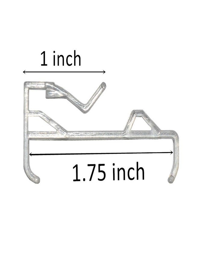 Cutelec Valance Clips 1-3/4" 8Pack for High Profile Blinds,Horizontal Faux & Wood Blinds 1-1/2" Parts,Accessory,Components - Image 2