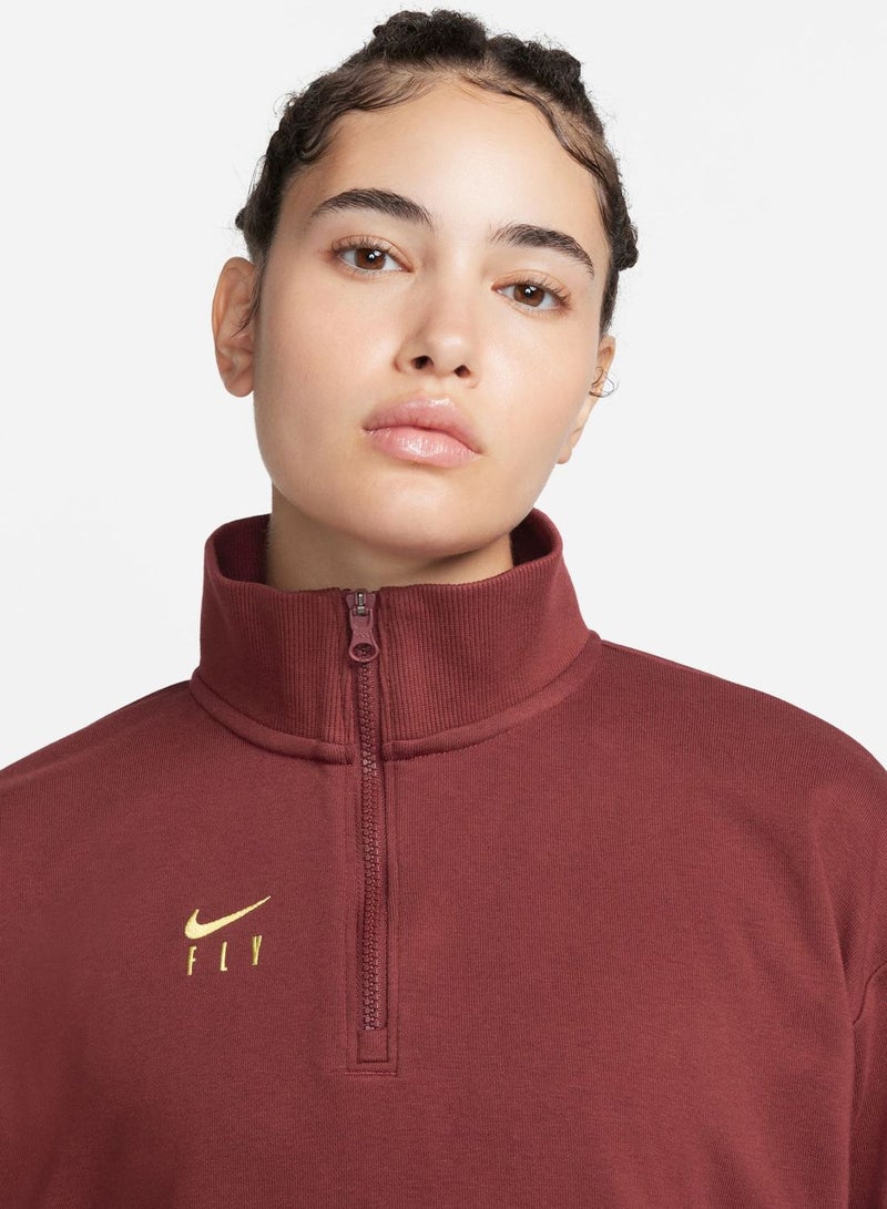 Nike Swoosh Fly Novelty 1/4 Hoodie  - Image 3