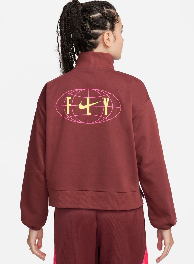 Nike Swoosh Fly Novelty 1/4 Hoodie  - Image 2