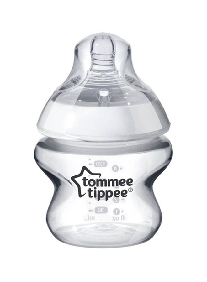 tommee tippee Closer To Nature Glass Fedding Bottle, 150ml - White/Clear